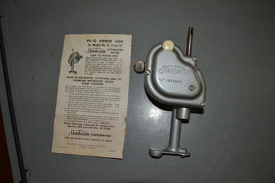 Vintage Original Sunbeam Mixmaster PU 10 Power Transfer Unit With Instructions