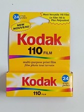 Kodak Color Print Film 110 Camera Format Gold 400 24 Exposure Sealed Exp 02/2007