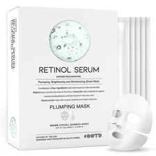 #OOTD Rejuvenating Retinol Sheet Mask Korean Vegan Wrinkle Lifting, Plumping and