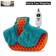 Graphene-Infused Heating Pad for Neck Shoulders and Back, Fathers Day Dad Gif...