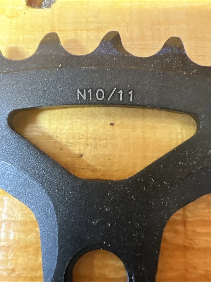 Full Speed Ahead Pro Road Chainring 50T 110mm Aluminum N10/11 Black 371-0250F - Image 4 of 4