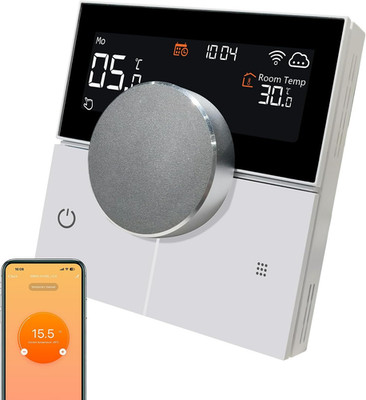 KETOTEK Smart Thermostat Für Wasser Fussbodenheizung 3A, Wifi Raumthermostat Dig