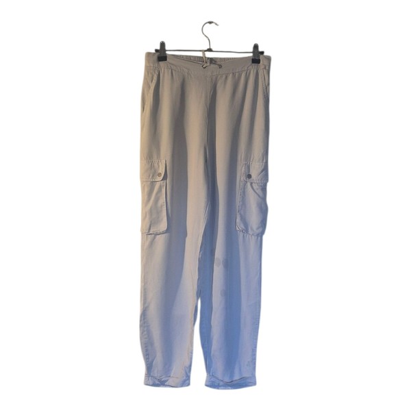 Mint Velvet Ladies Trousers 8R Elasticated Waist Combat Pockets Womens Comfort