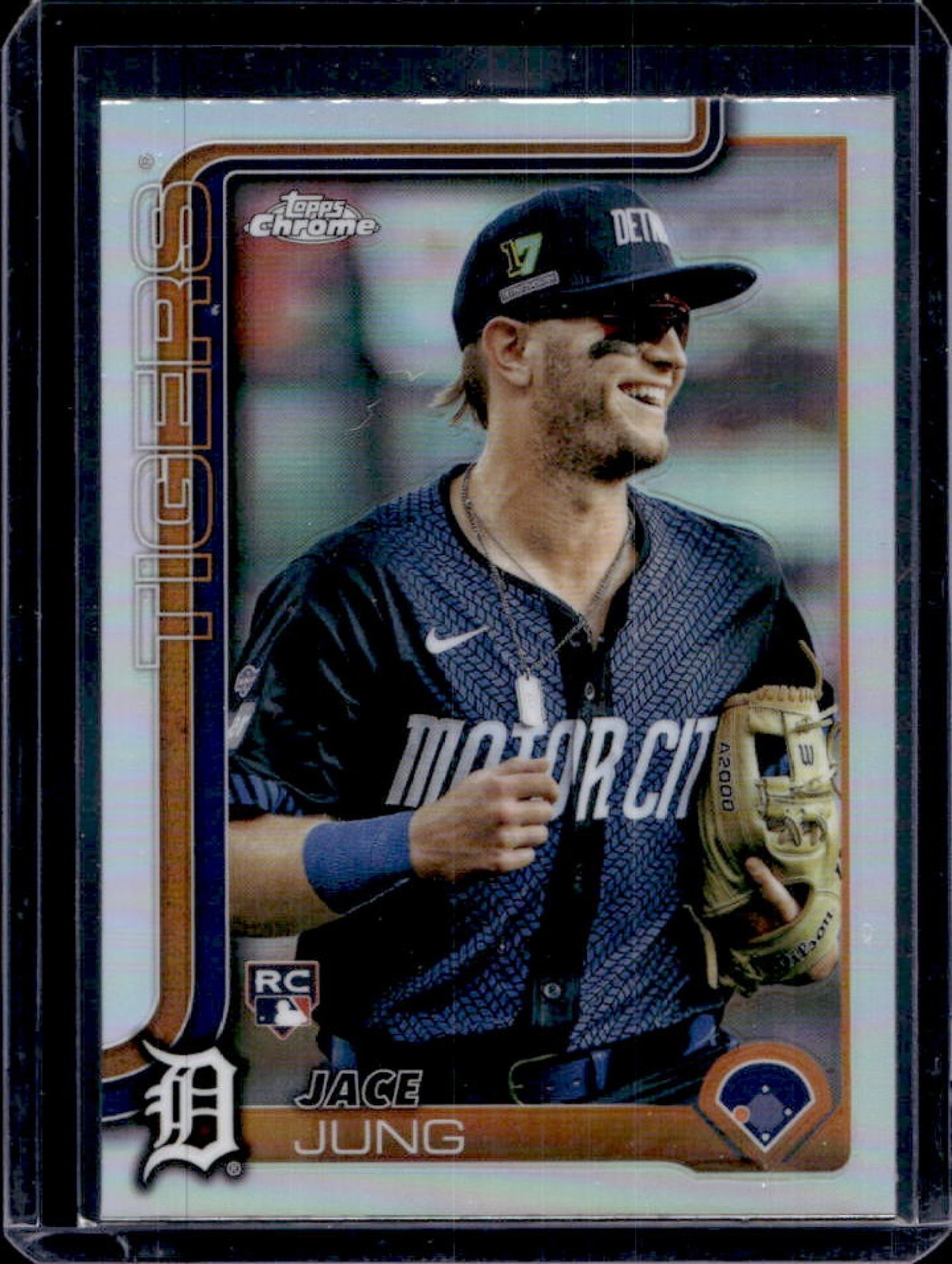 2025 Topps Chrome Jace Jung Image Variation RC Rookie #225 Tigers