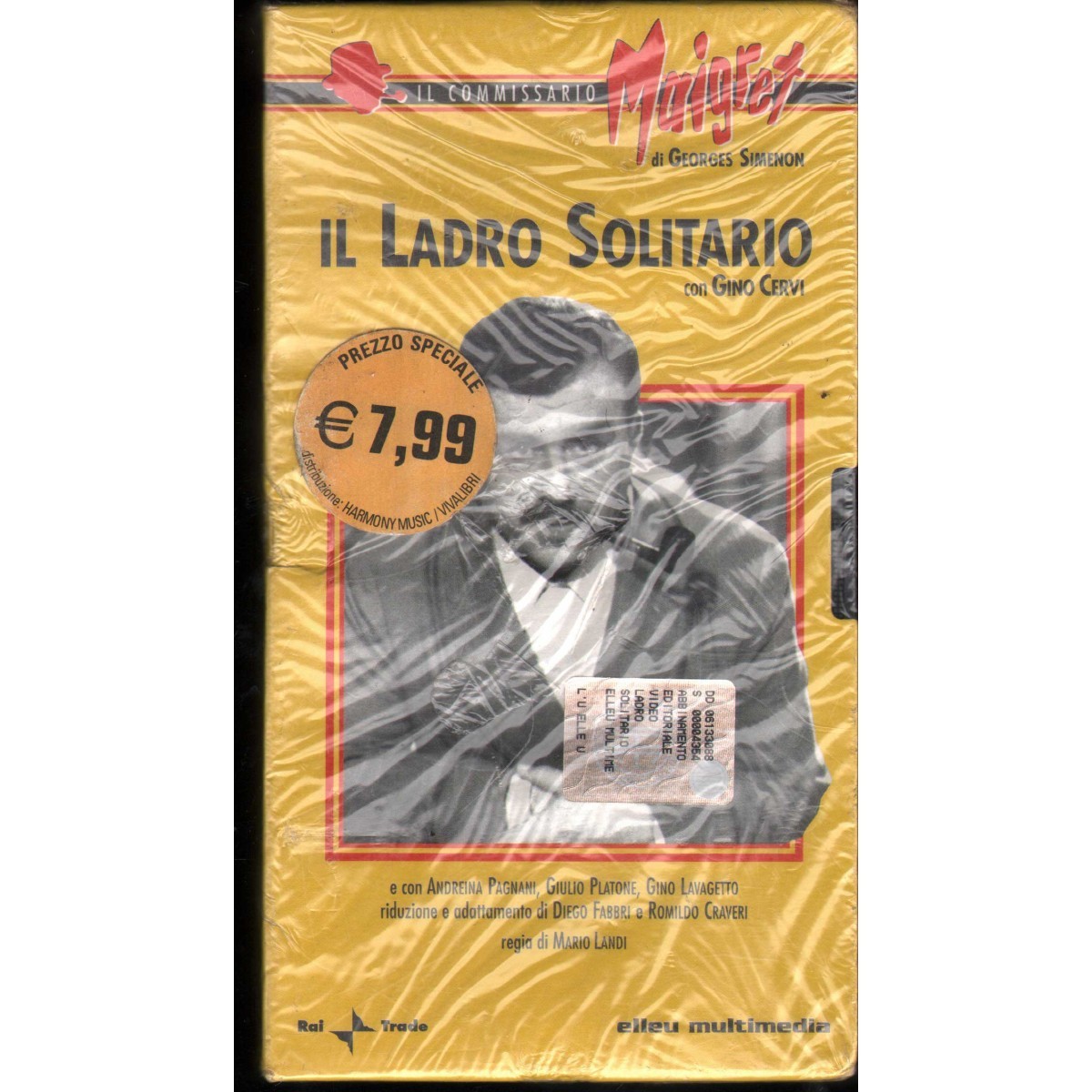 Commissioner Maigret - Il Thadro Solitaire VHS Mario Landi Univideo - 8888169...