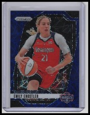 2024 Panini Prizm WNBA #67 Emily Engstler Blue Velocity Prizms