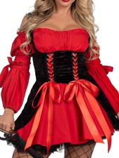 Vixen Pirate Wench Costume Bar Maid Outfit size Small S