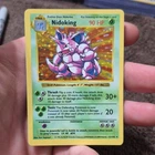 Wizards of the Coast Pokemon TCG Nidoking11/102 Base Set Shadowless Holo Rare LP