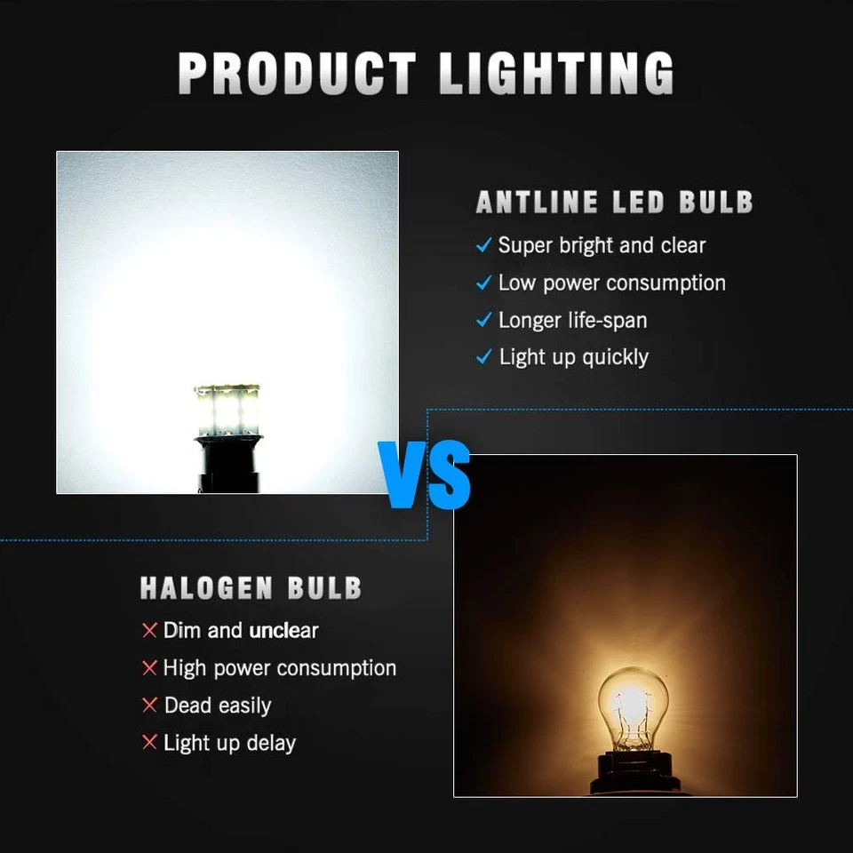 1156 1141 BA15S LED Bulbs 20-Pack, 12V RV Camper Trailer Boat Interior Lights - Image 3 of 4