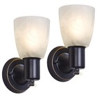 Wall Sconces Set of 2, Matte Black Vanity Lights for Bathroom, Modern Wall Li...