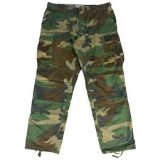 US Military Woodland Camo Pants Mens Size 38x30 Combat Cargo 90s Propper Vintage