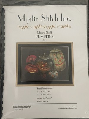 Mystic Stitch Maxine Gadd ''Pumpkins'' cross stitch pattern
