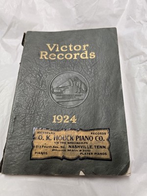 Vintage Victor Records 1924 Catalog Original 