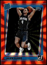 2021-22 Donruss #229 Jalen Suggs Holo Orange Laser Rated Rookie E1