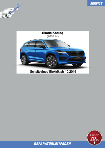 PDF Skoda Kodiaq (2016 ➤) SchaltpläNe / StromlaufpläNe Komplett-image