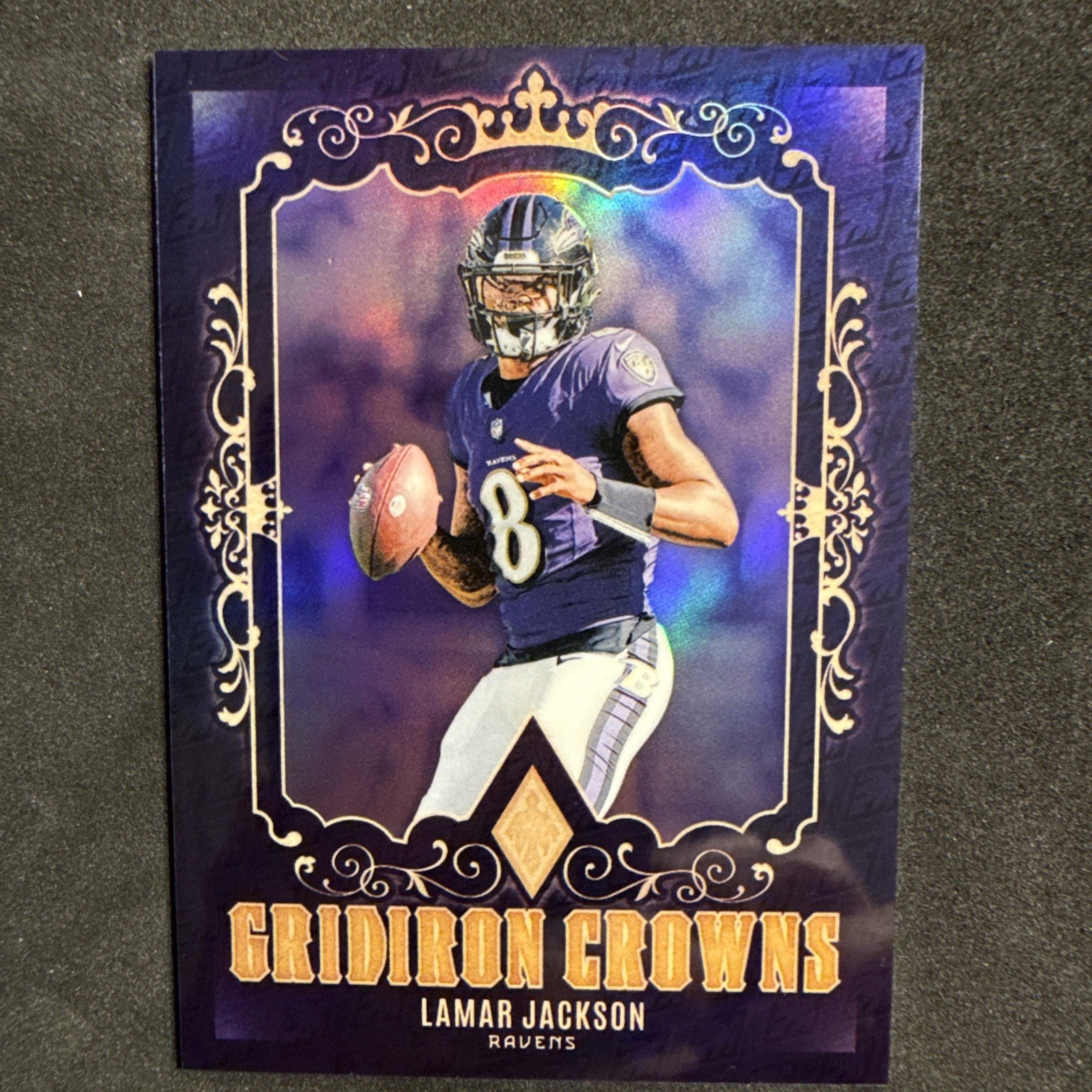 Lamar Jackson Gridiron Crowns: Case Hit! 2024 Phoenix Football. BAL Ravens QB!