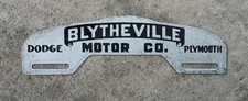 Dodge Plymouth Vintage License Plate Topper Dodge Plymouth Vintage License Plate Topper