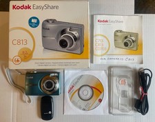 Kodak EasyShare C813 8.2MP Digital Camera Point  Shoot Teal Blue Original Box