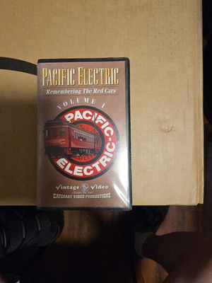 #ad Pacific Electric Remembering The Red Cars Volume I VHS Tape $20.00