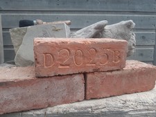 Reclaimed Hand Carved Brick With Date And Bespoke Initials, Carved Brick Initial