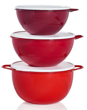 Tupperware 6 PIECE THATSA BOWL SET! 19 CUP, 32 CUP, 42 CUPS, GET ALL 3 NEW PKG