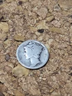 1925 Mercury 90% Silver Dime 10 Cents