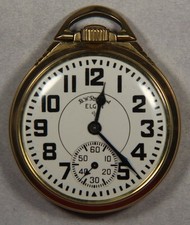 1951 Elgin BW Raymond 8ADJ Grade 521 21J 16S Pocket Watch Runs As Is No Returns