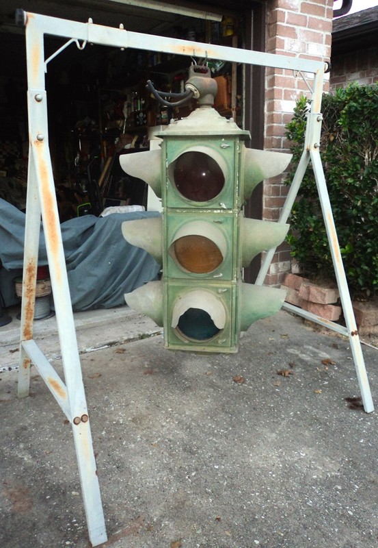 Vintage Crouse Hinds Traffic Light Signal. 4-Way.