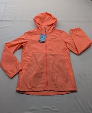 New Columbia Rain Jacket Youth Size Medium Switchback Waterproof Pink Orange