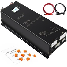 7000W Split Phase Pure Sine Wave power Inverter 24VDC 120V240V AC 2* AC Hardwire