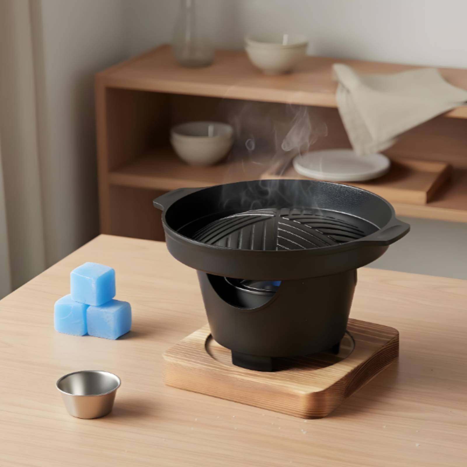Barbecue da Tavolo Individuale Stile Coreano Griglia Barbecue Coreana per Casa