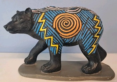 Cherokee Legends Joel Queen Bear Figure Native American Resin