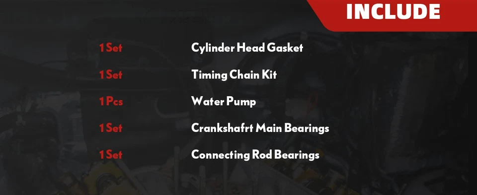 Juego de juntas de culata cojinete de cadena de distribución para Subaru BRZ FA20 Scion 2,0 L 2012-2021 Foto 4 de 4