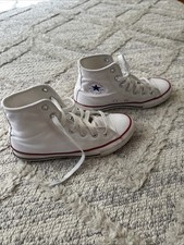 Converse All Star Youth Chuck Taylor High Top Optical White 2.5 Little Kid