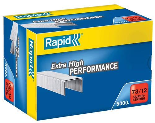 Rapid 73/12mm Super Strong Staples, For Stapling 40-70 Sheets, Use with Heavy Du