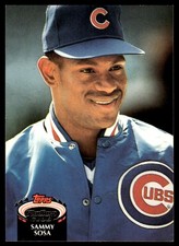 Sammy Sosa 1992 Stadium Club #628 Cubs MLB READ FREE SHIPPING AutographDen