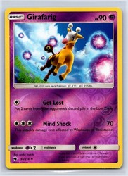 Girafarig 94/214 Lost Thunder Reverse Holo Pokemon Card