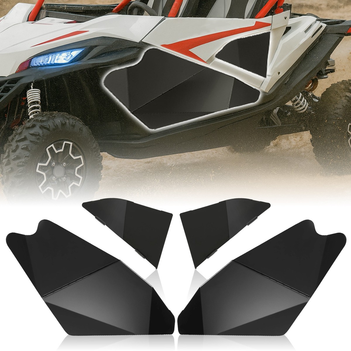 Aluminum Lower Door Half Panel Inserts For 2020-24 2023 CFMOTO