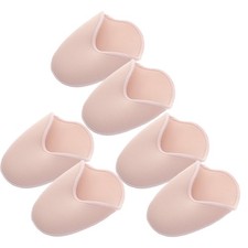 3 Pairs Cushioned Comfort Ballet Toe Covers Dance Forefoot Pain Relief