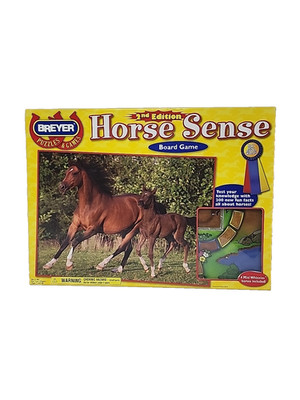 Breyer Horse Sense Board Game 2nd edition 2008 with 4 Mini Whinnies - Complete