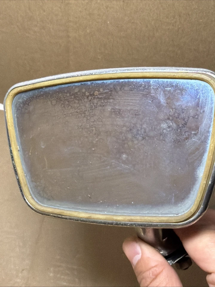 Espejo retrovisor derecho Mercedes-Benz E250 1972 pasajero izquierdo fabricante de equipos originales usado ¡Ver fotos! Foto 4 de 4