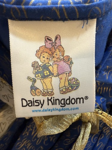 Daisy kingdom vintage blue peek a boo kingdom holiday fit flare dress girls sz 4 - Picture 4 of 8