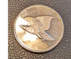 A Vintage Flying Eagle One Troy OZ .999 Silver Round - Coin 18