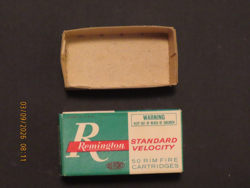 EMPTY Vintage Remington Kleanbore Standard Velocity .22 LR 50 Round Box