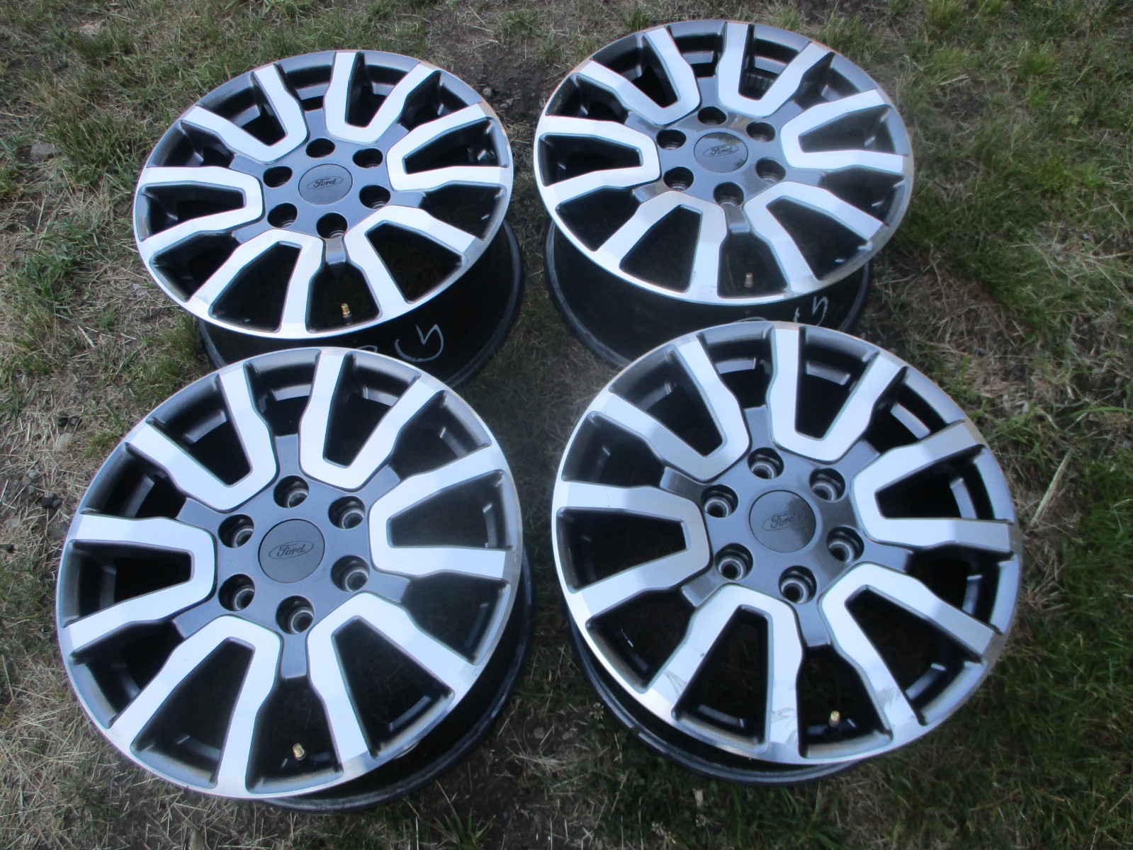 4 18 x8 Ford Ranger OEM factory Machined Charcoal wheels Rim 11998 2019-2026 Set