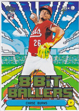 2026 Topps Series 1 Celebration - 8 Bit Ballers Chase Burns #8B-3 (RC) Reds
