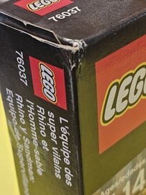 LEGO Marvel Rhino SUPER HEROES SPIDERMAN 76037 RARE LIMITED RETIRED HARD TO FIND