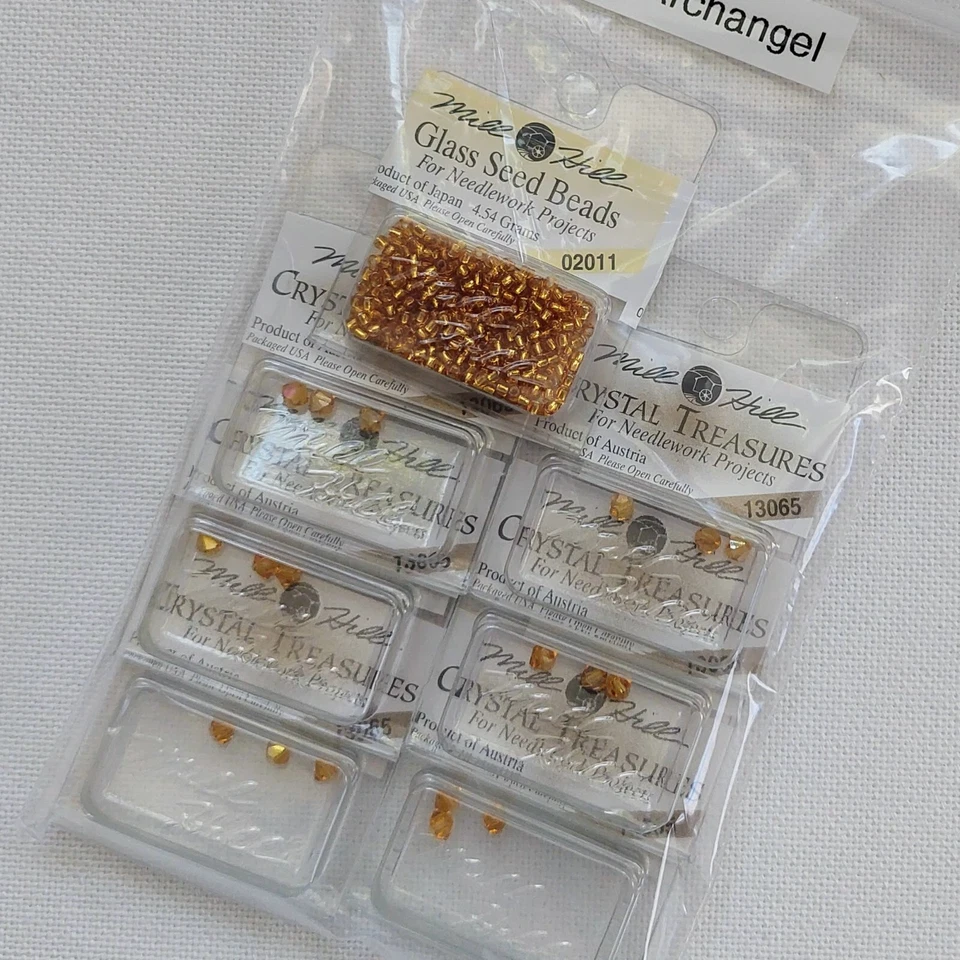 Mirabilia Archangel Beaded Cross Stitch Embellishment Bead and Treasure Pack - Image 3 of 4