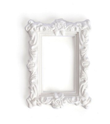 Mini Cornice Rettangolare Happy Everything! In Ceramica, Colore Oro Con Strisce Bianche, Dimensioni 27,9 X 22,9 Cm - 3