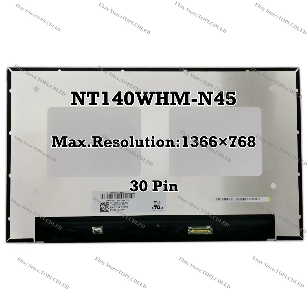 M0321-1 液晶パネル 14.0インチ TIANMA TM140VDHP11 NT140WHM-N45 14.0 Inch HD 1366X768 30 Pin EDP Screen LCD